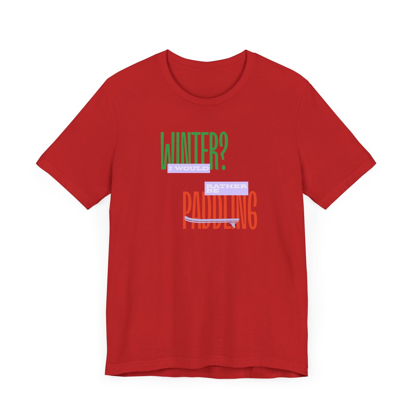 Winter Paddling Unisex T-shirt