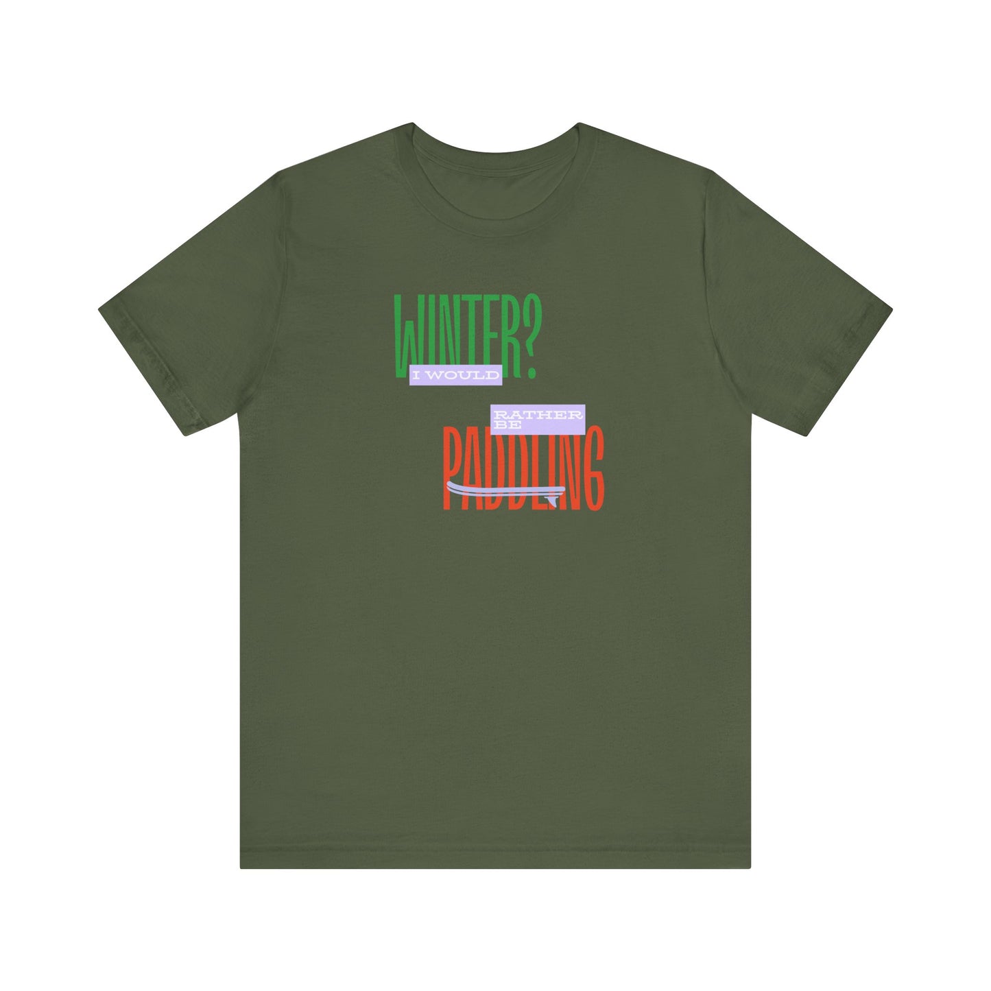 Winter Paddling Unisex T-shirt