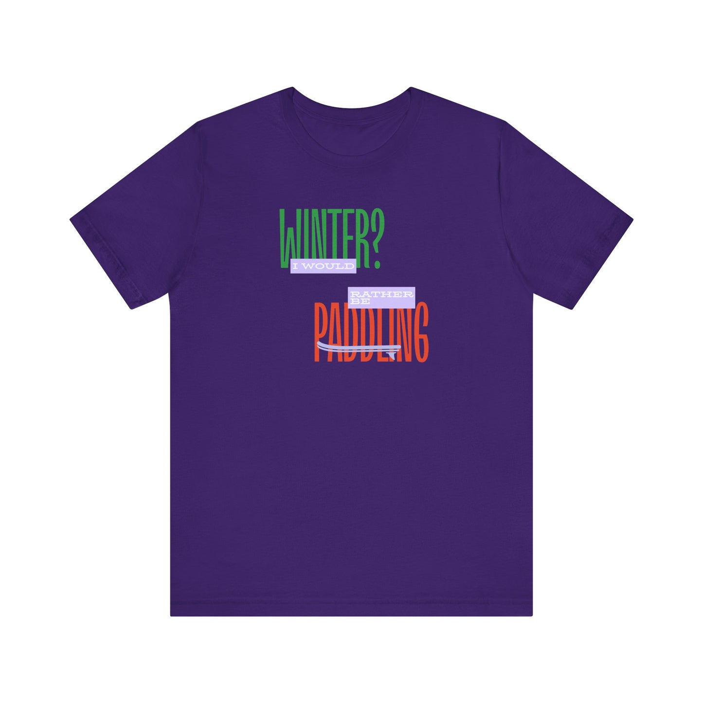 Winter Paddling Unisex T-shirt