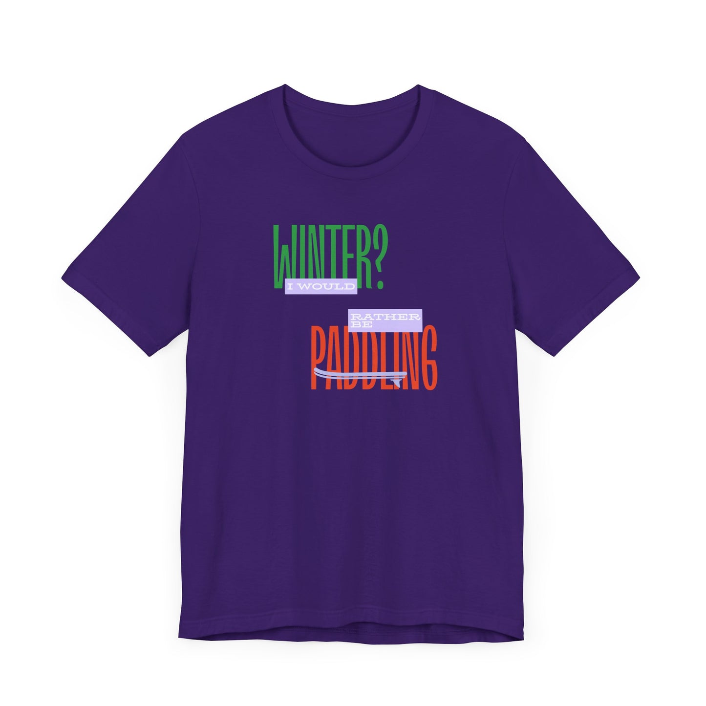 Winter Paddling Unisex T-shirt