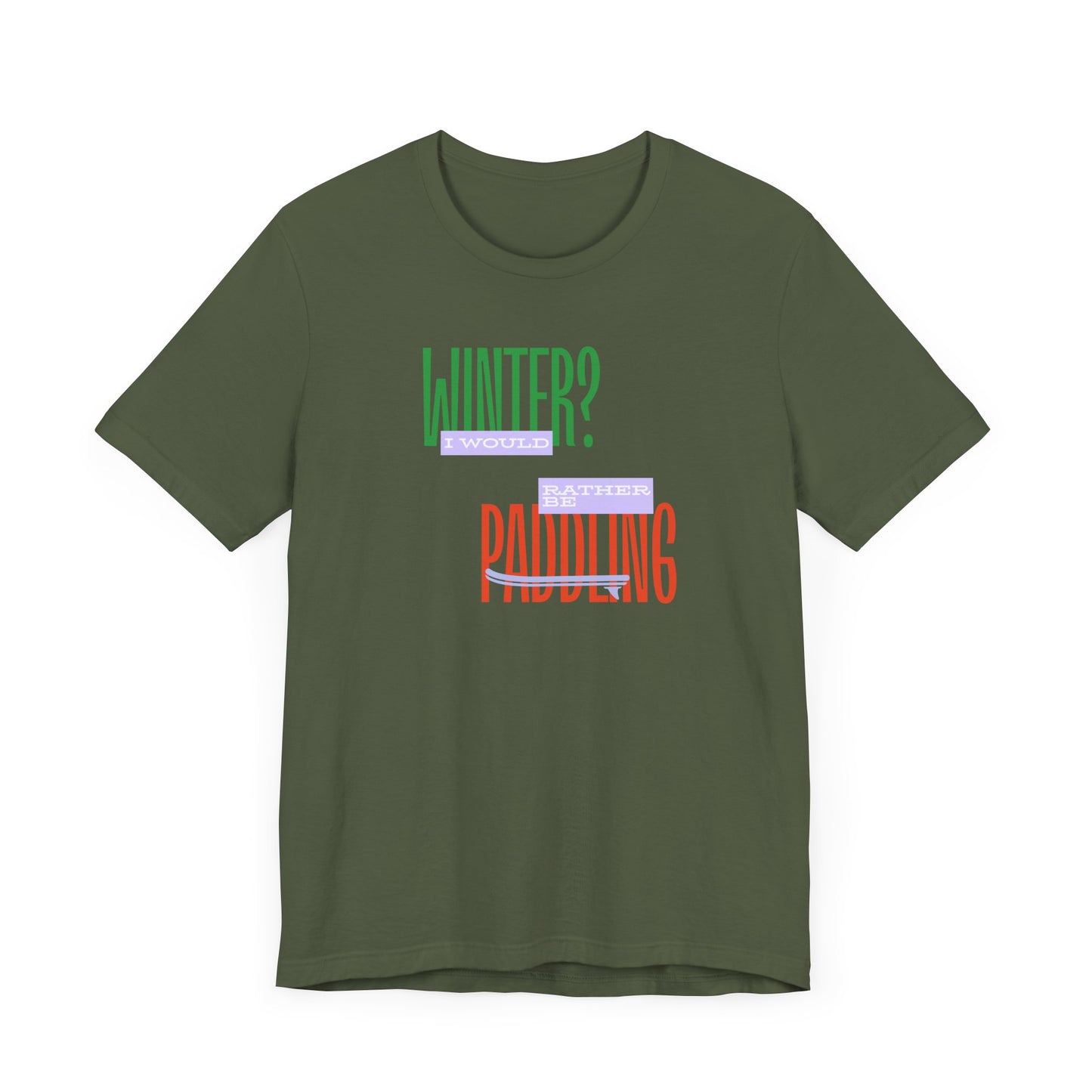 Winter Paddling Unisex T-shirt