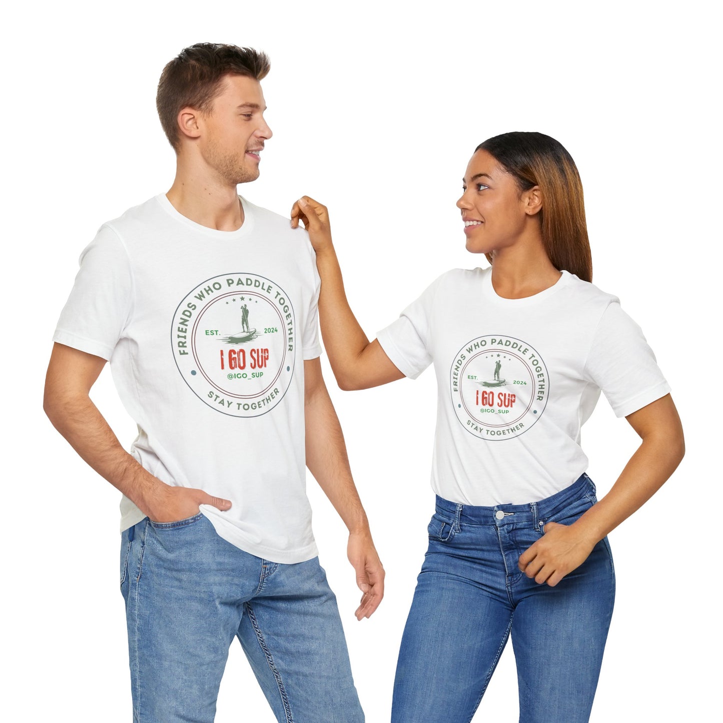 Friends Who Paddle Together Unisex T-shirt